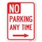 Signmission No Parking Anytime W/ Arrow Right Heavy-Gauge Alum Rust Proof Parking Sign, 18" x 24", A-1824-23778 A-1824-23778 - alternate 1